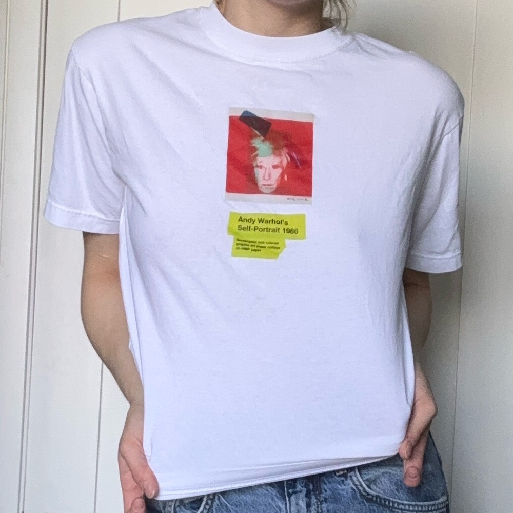 Uniqlo x Andy Warhol White Collage  T-Shirt
